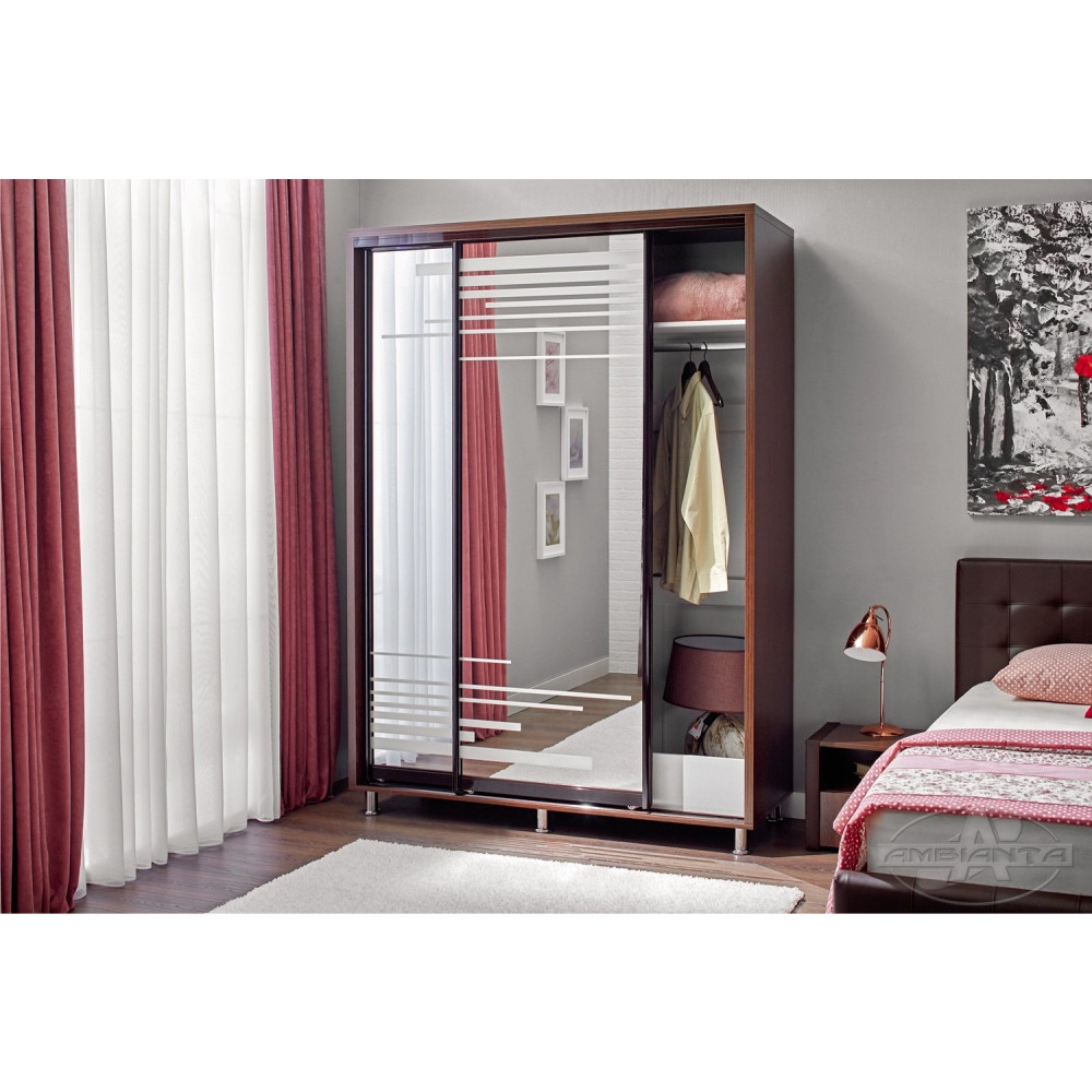 Dulap Venus Wenge, 2 usi culisante, 160 x 58 x 224 cm